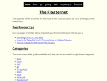 Tablet Screenshot of floaternet.com